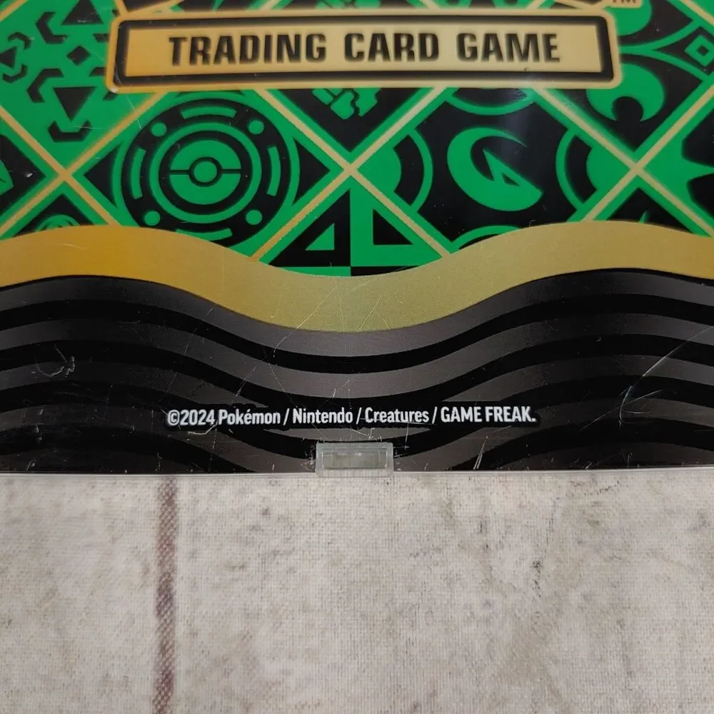 SET of 2 - Pokemon Card Hard Display Case - 3 Card Magnetic Acrylic - RED GREEN